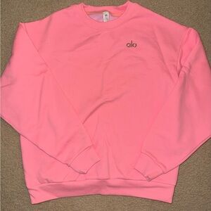 Alo Bubblegum Pink Accolade Sweater size S